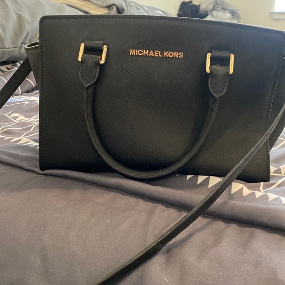 Black Michael Kors Purse - Picture 1 of 2